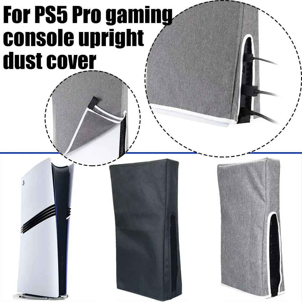 Housse anti-poussière verticale pour Console de jeu professionnelle, tissu Oxford, étanche, anti-poussière, disque et édition numérique, Protection, accessoires de jeu