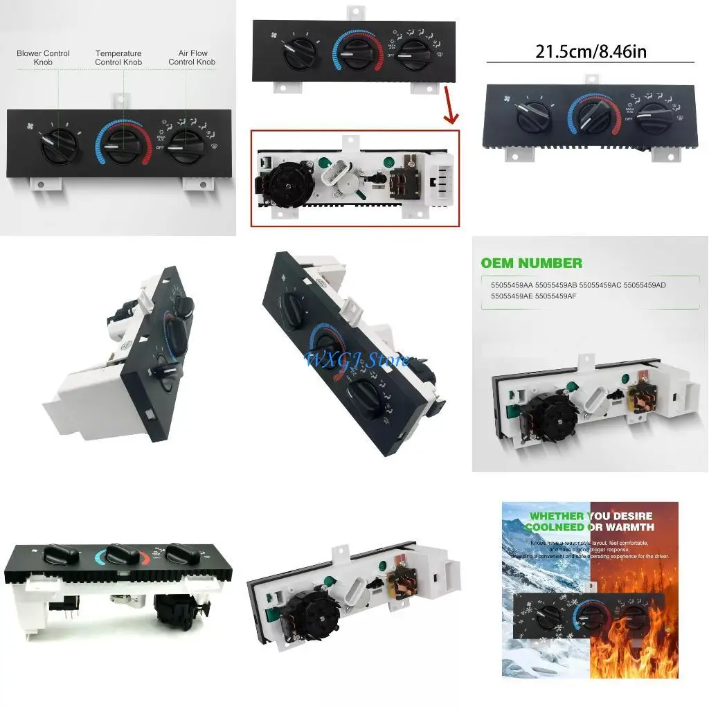 

37JE Ручное управление обогревателем кондиционера для 1500 2500 55055459AB 55055459AC 55055459AF Улучшение управления внутренним