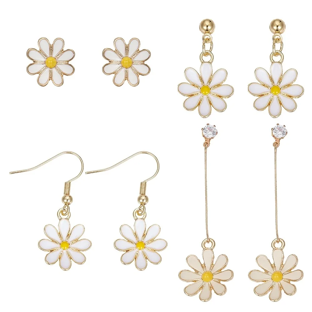 4-pares-4-estilos-brincos-pendentes-de-liga-de-esmalte-com-flores-para-mulheres-dourados-16~64x15~16mm-1-par-estilo