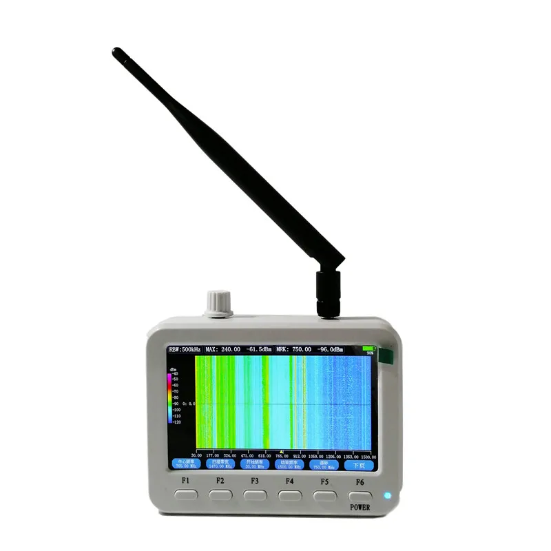 New 5.0 Inch LCD Display XT-239 Handheld RF Spectrum Analyzer 2.3G-2.9GHz WiFi NBIOT 4G Zigbee Bluetooth Analyzer