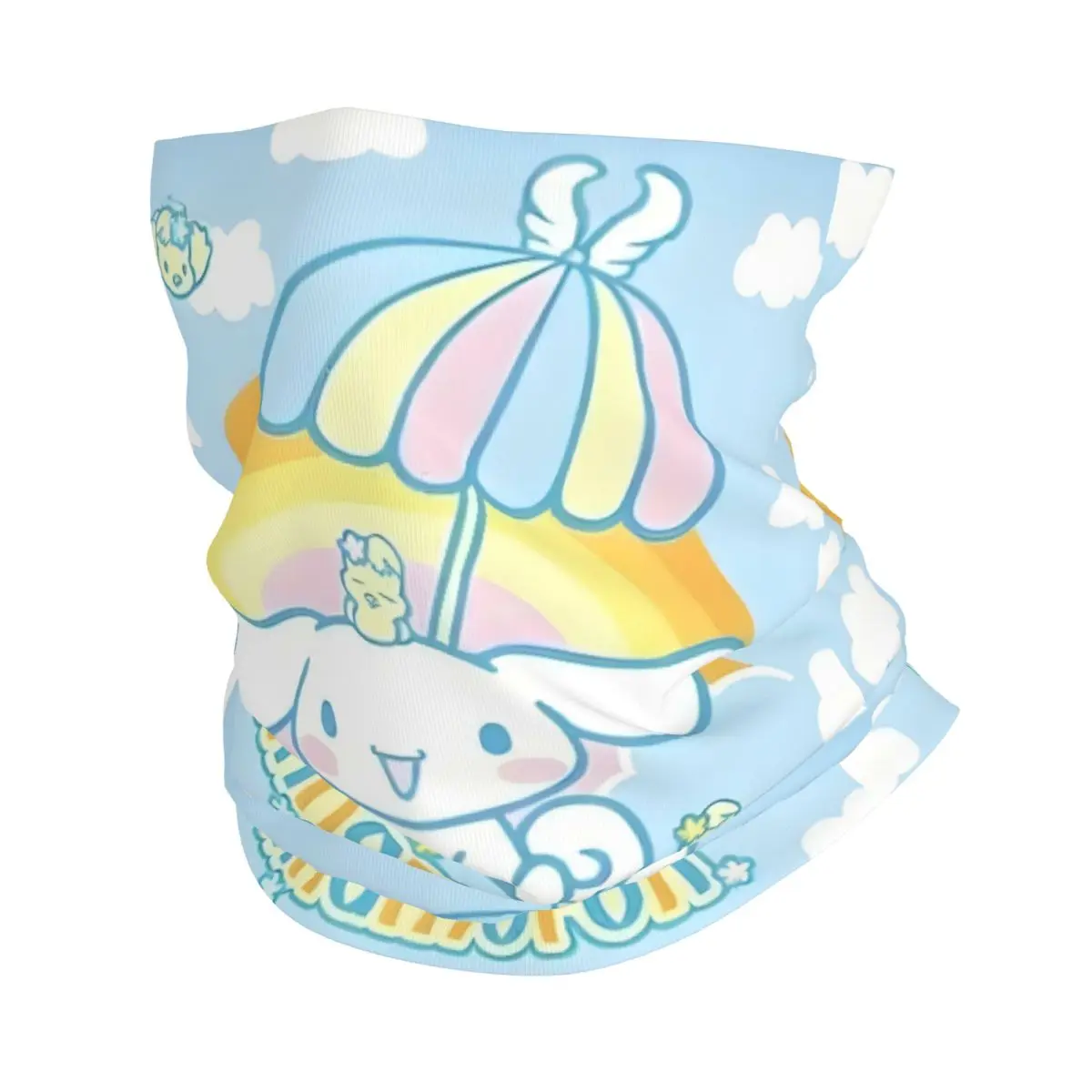 

Sanrio Cinnamoroll Cartoon Bandana Neck Gaiter UV Protection Face Scarf Cover Women Men Cute Anime Headband Tube Balaclava