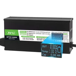 14.6V 30A LiFePO4 Battery Charger With digital display For 14.4V 12.8V LFP Phosphate 4S LiFePO4 Battery Pack