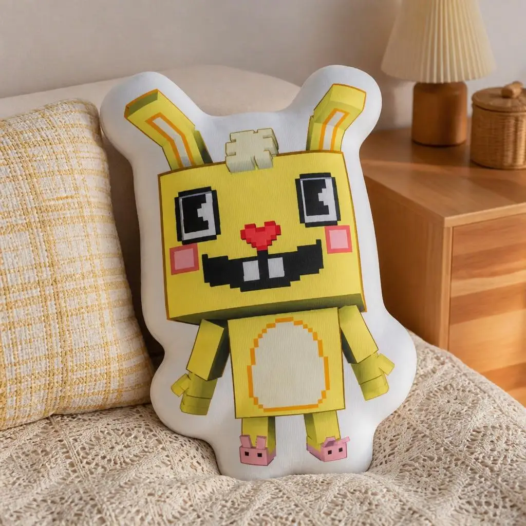 Cuddles Cartoon Happy Tree Friends Funny Pillow Cushion Irregular Stuffed Throw Pillow Home Decor Gift Sofa Bed