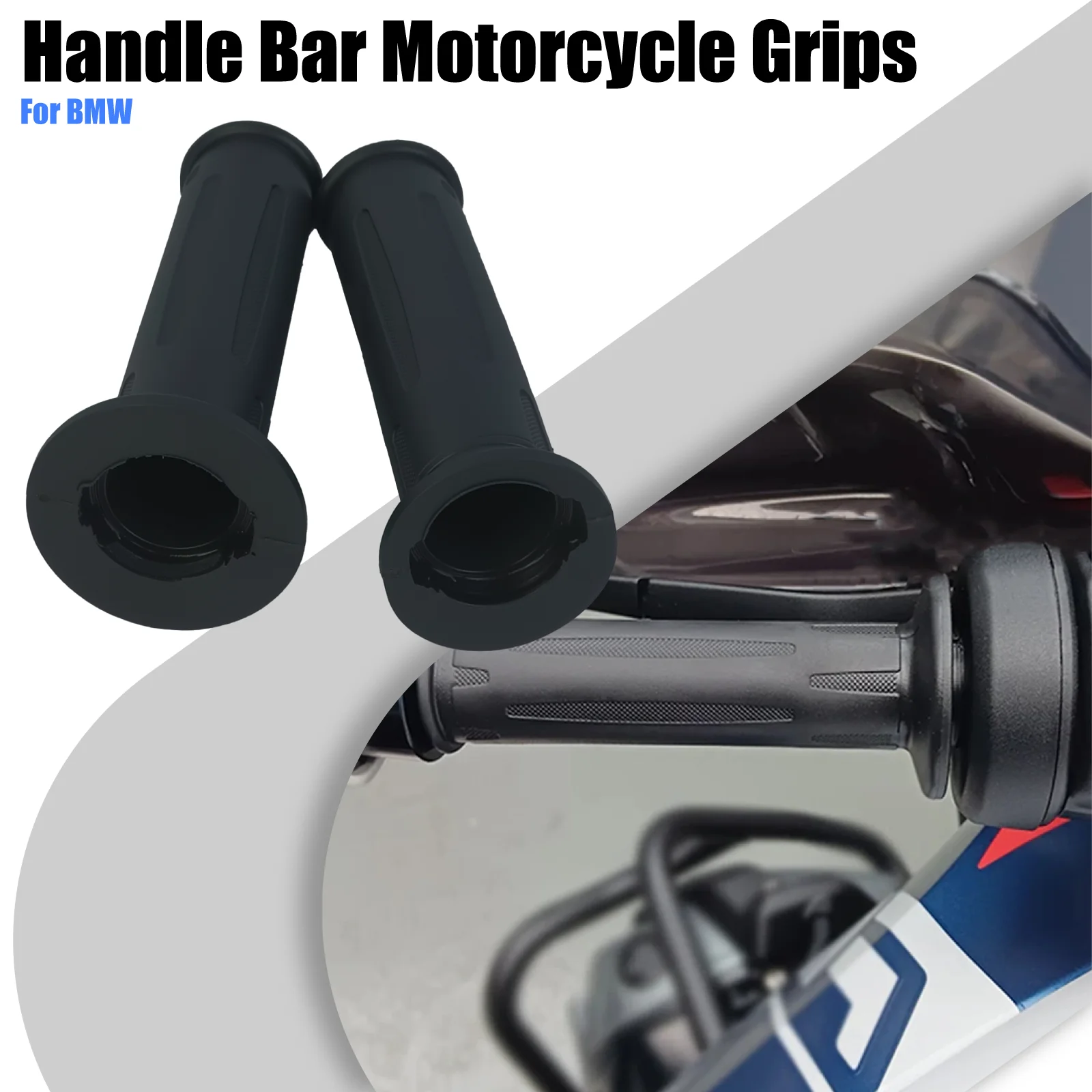 

For BMW S1000RR S1000 RR XR S1000XR S1000R R nineT R nine T Scrambler HP2 HP 2 SPORT HP4 Handle Bar Motorcycle Grips Black