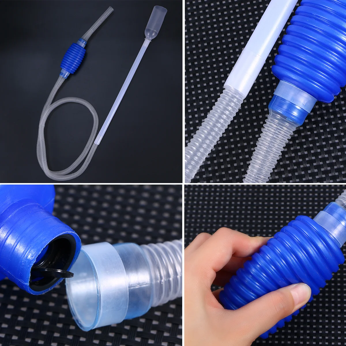 

1.7m Aquarium Siphon Pump Easy Clean Fish Tank Gravel Water Filter Suction Equipment Fish Tank Cleaner Aquarium