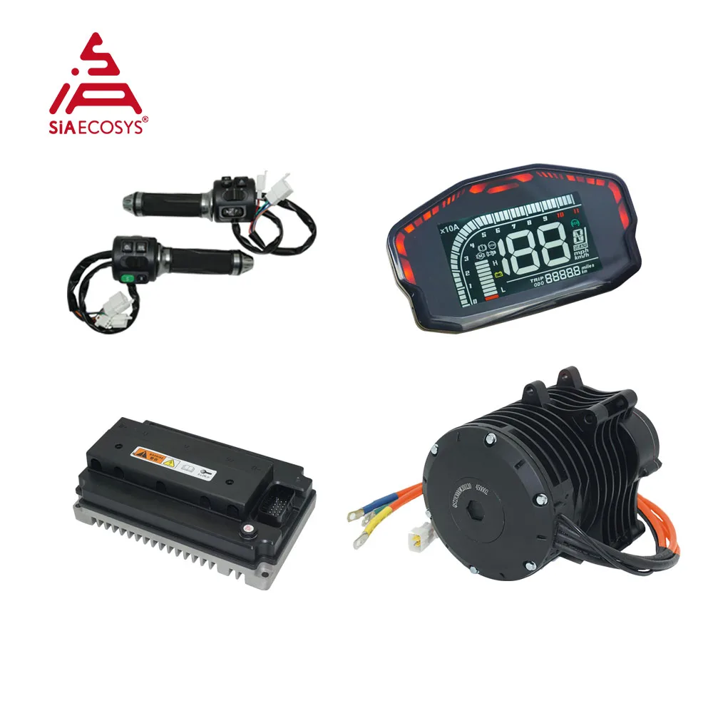 

QSMOTOR QS138 3000W V3 72V 110kmh Mid drive Motor conversion kit with EM150-2SP controller