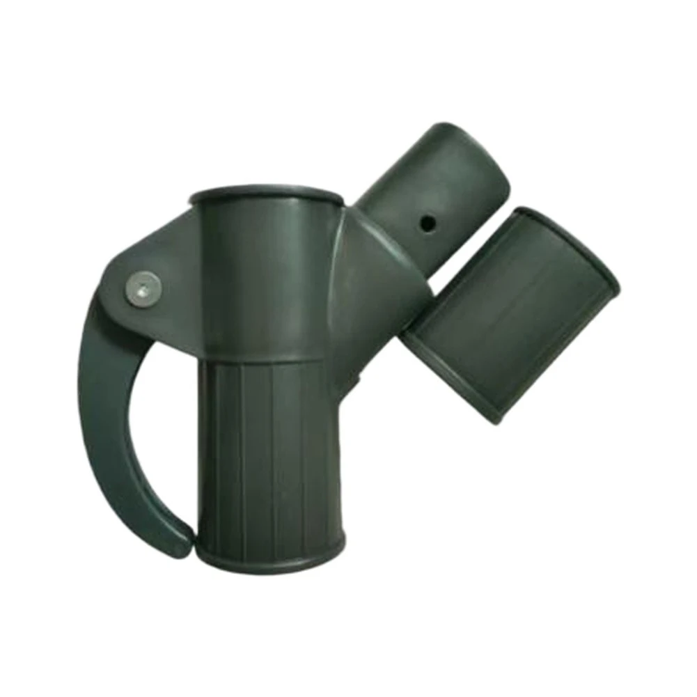 Patio Umbrella Gray Patio Umbrella Handle Resilient PE Material 1.66 Inch Diameter Fit Weather Resistant Design