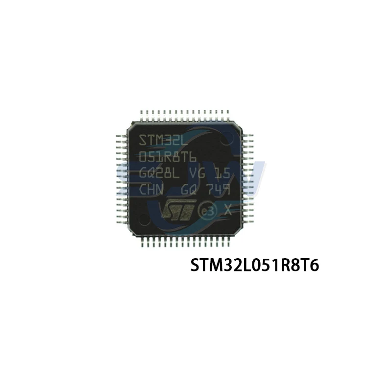 STM32L051R8T6 STM32L052R8T6 STM32L053R8T6 التغليف LQFP-64 32 بت رقاقة متحكم