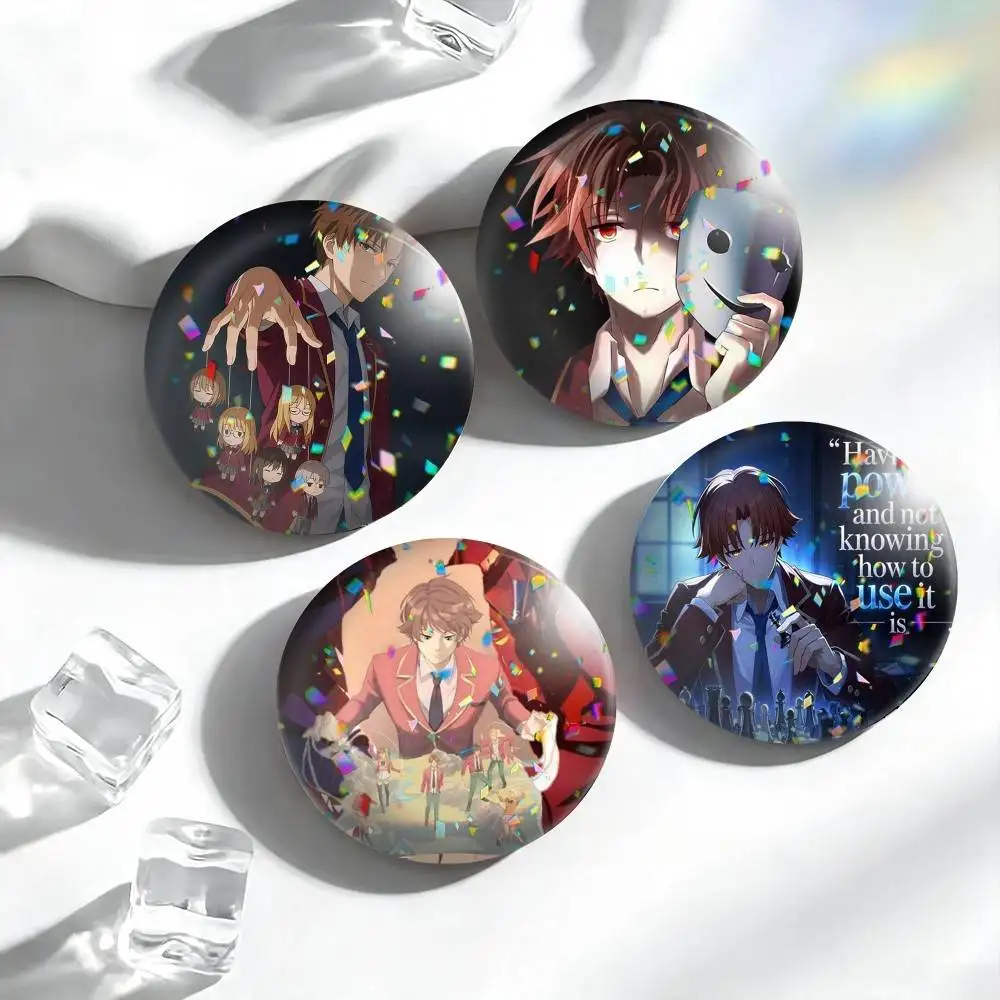 C-Classroom of E-Elite  25 32 44 58 75mm Badges Personalized Round Brooches Pins Accessory Gift