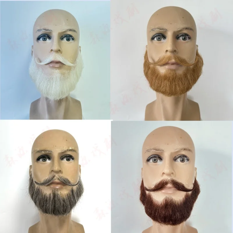 

New Anime Christmas Halloween Cosplay Accessories Beard Brown Black White Whisker Movie Party Prop Custom Made