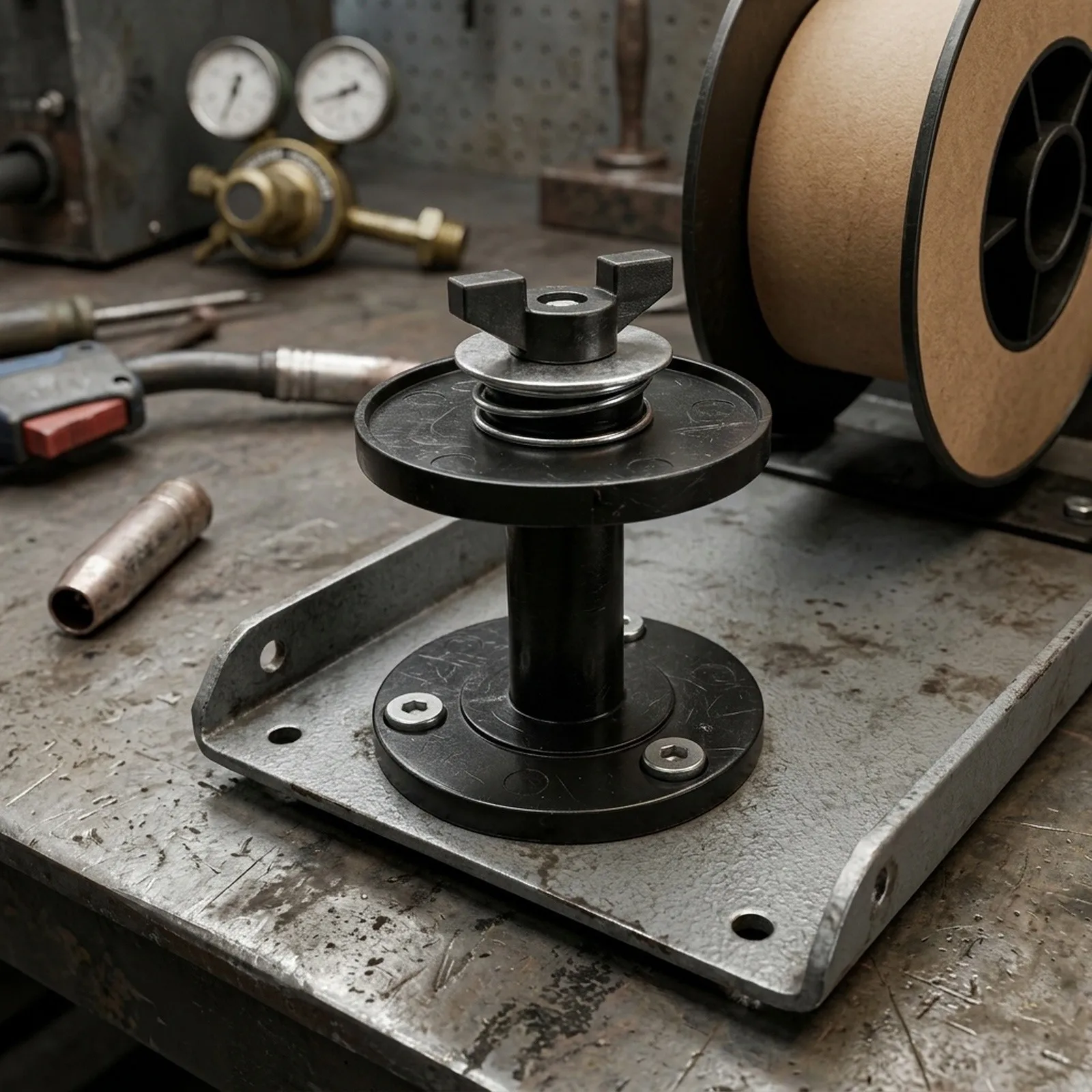 Spool Shaft Holder for MIG Welding Machines Rated at 1KG Load Designed for damping for welder Repair and Feed Unit Replacement