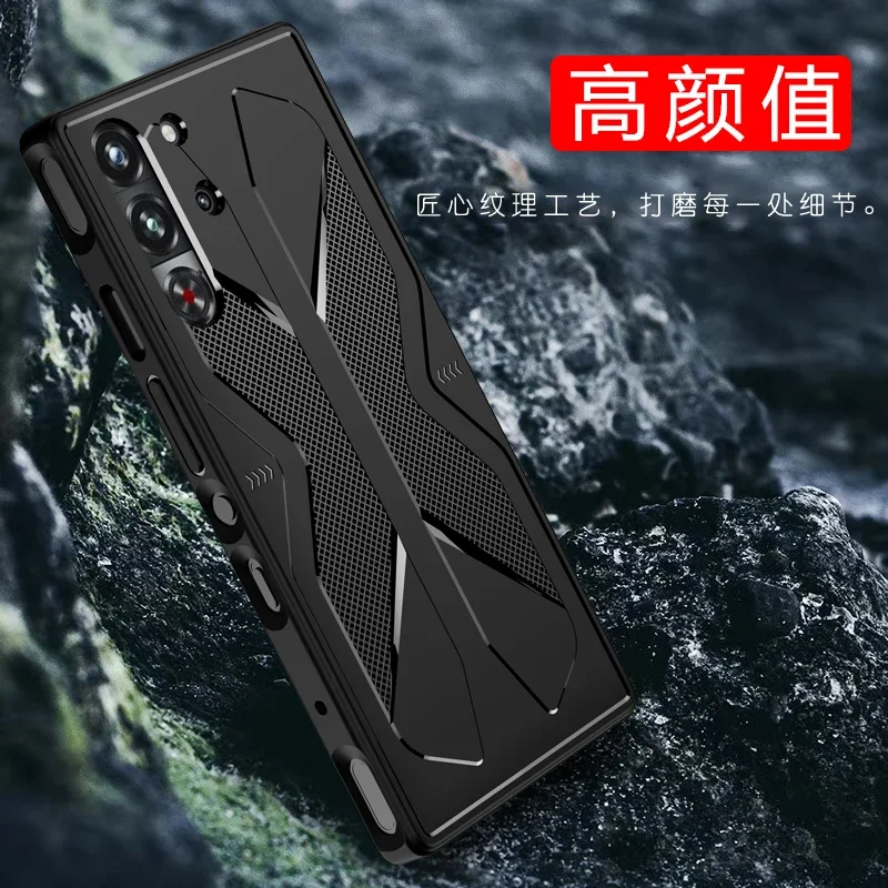 Soft TPU Matteกันกระแทกเคสโทรศัพท์สําหรับZTE Nubiaสีแดง 10 Pro Plus 6.85 นิ้วป้องกันปกหลังCoque Fundas