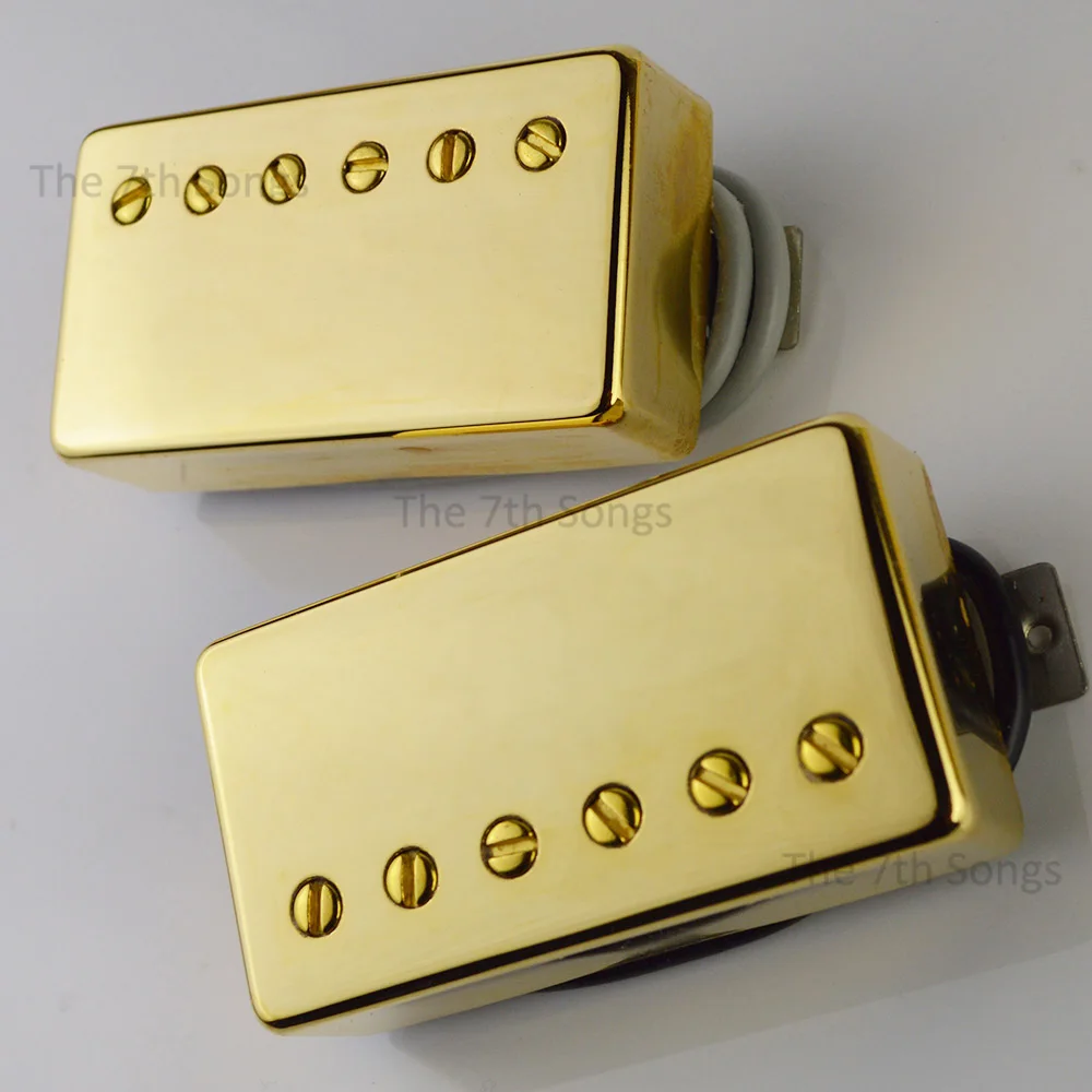 PAF IV AC4 Alnico IV Classic Humbucker-Tonabnehmer, 50 mm Abstand, 4-adriges Kabel, für E-Gitarre, LP, Zebra, Schwarz, Nickel, Weiß. – Detail 4