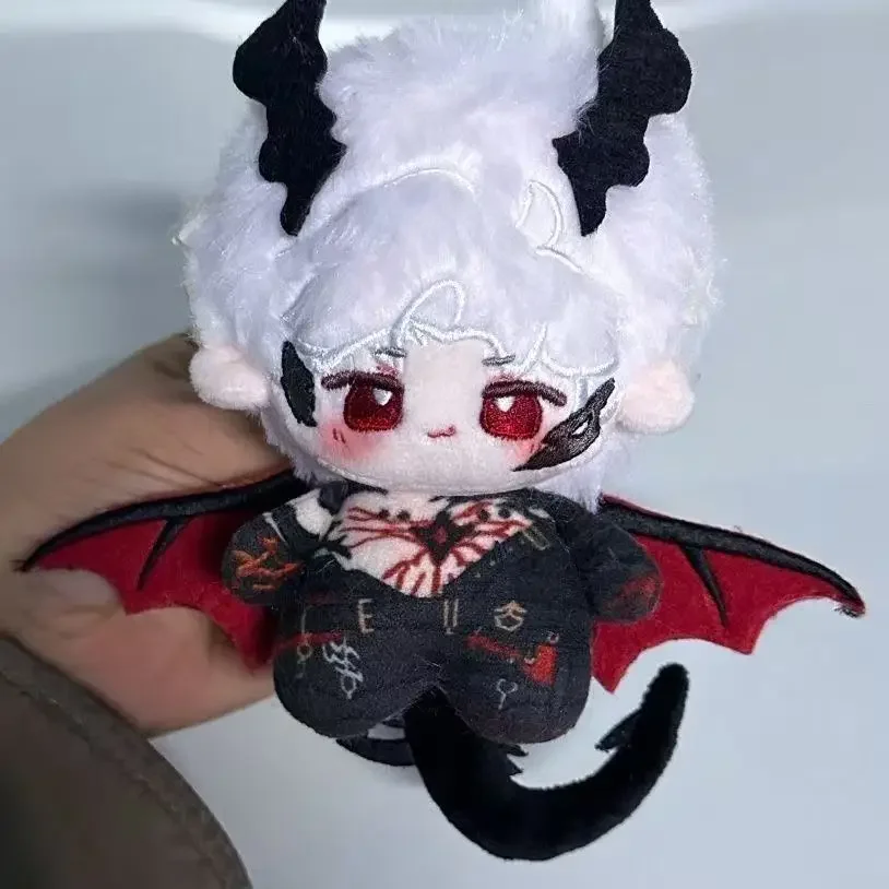 10cm Love and Deepspace Sylus Baumwollpuppe Plüschtier Niedliche Anime-Plüschfiguren Dämon mit Flügeln Geburtstagsgeschenke für Fans Sammlung