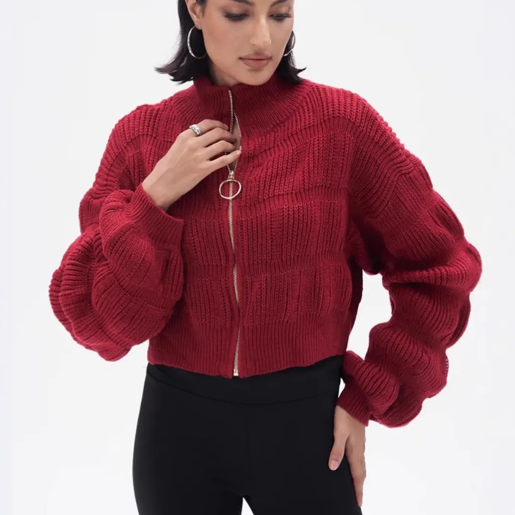 

Женский кардиган на молнии в американском стиле, свободный повседневный модный топ с длинными рукавами на осень-зиму