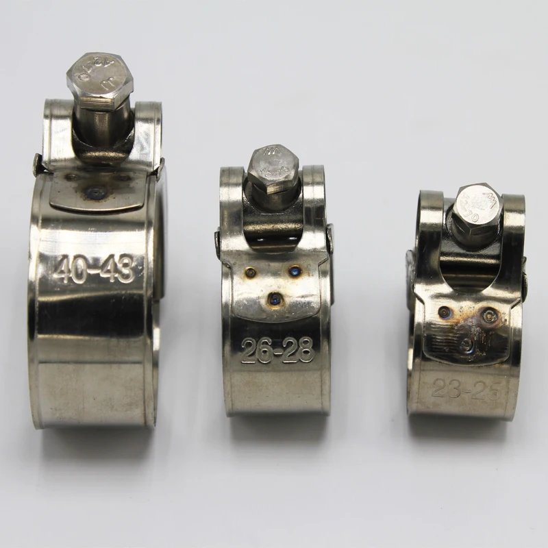 

RV accessories 304 stainless steel strong clamp throat clamp water pipe fixing pipe clamp pipe fixing throat reed