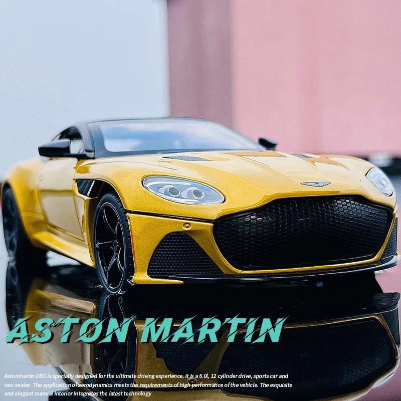 

1:24 Aston Martin DBS Superleggera Alloy Sports Car Diecasts Toy Vehicles Metal Car Model Simulation Collection Kids Toys Gift