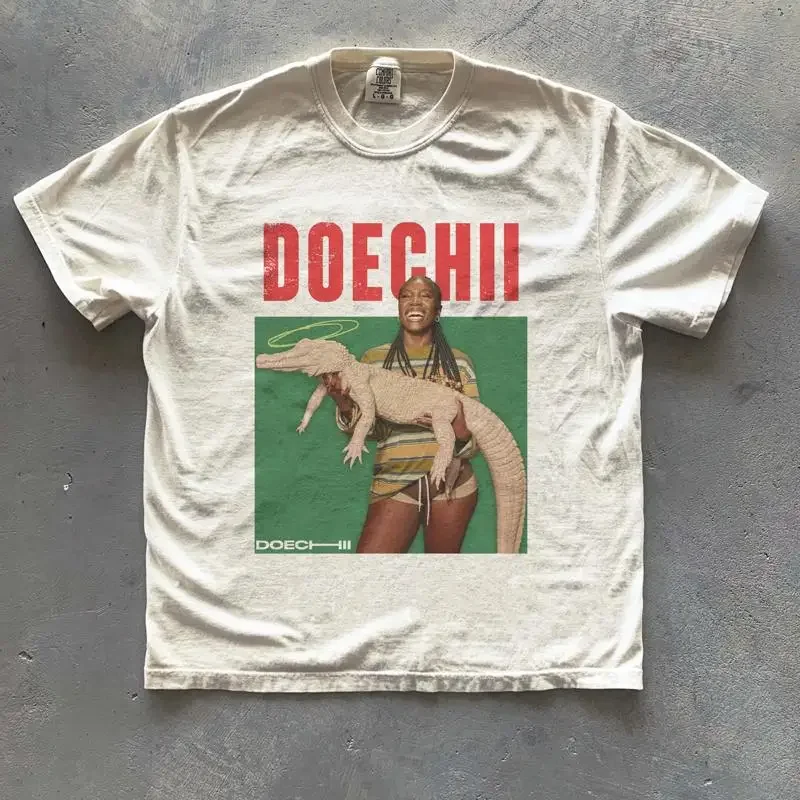 Doechii T Shirt Swamp Princess Streetwear Rap Hip Hop Aesthetic Music Merch Oversized Trendy Y2K