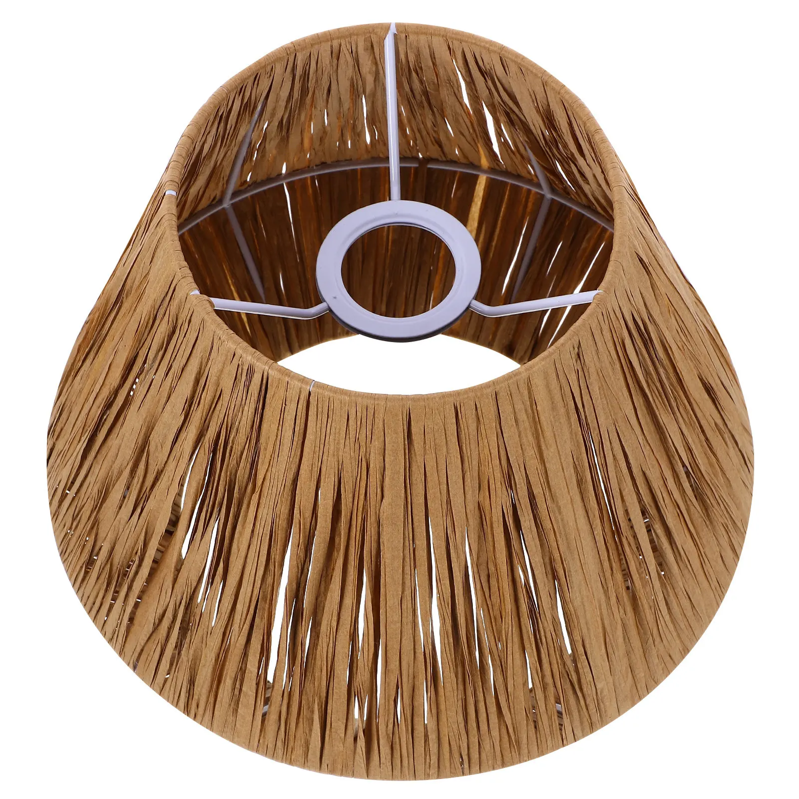 

Плафон для потолочного светильника E27 из рафии в деревенском стиле, замена абажура для фермерского дома, мягкий свет