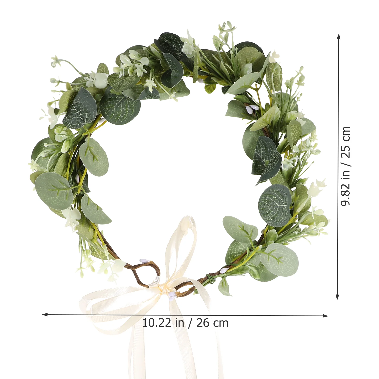 Garland Bridal Headdress Hair Accessory Lady Wreath Baby Tiara Simulation Faux Plastic Beach Vacation Floral