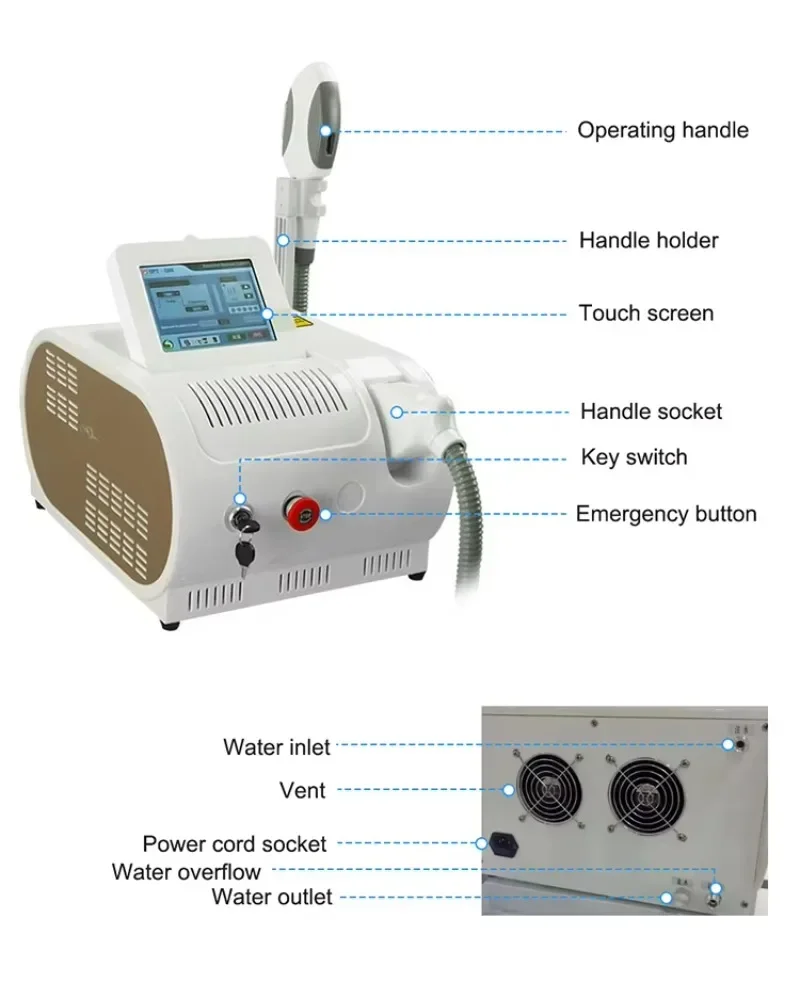 OPT  IPL  rejuvenation   System   For Body and Face Use