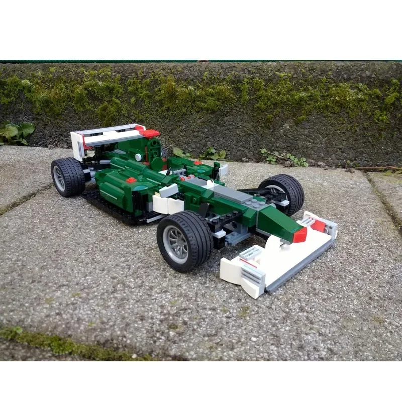 MOC-9538Classic F1 صيغة سيارة رياضية سيارة اللبنات Model564PartsMOC الإبداعية بنين أطفال عيد ميلاد اللبنات لعبة الهدايا