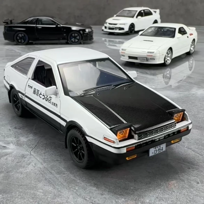1:30 Toyota AE86 modèle de voiture en alliage moulé sous pression garçons jouets voitures retirer objets de collection modèle de voiture pour enfants