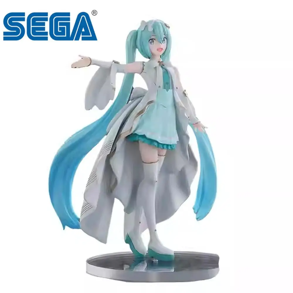 

SEGA оригинальная Luminasta Hatsune Miku Miku World Plan аниме фигурка игрушки для мальчиков и девочек дети подарки на день рождения модель