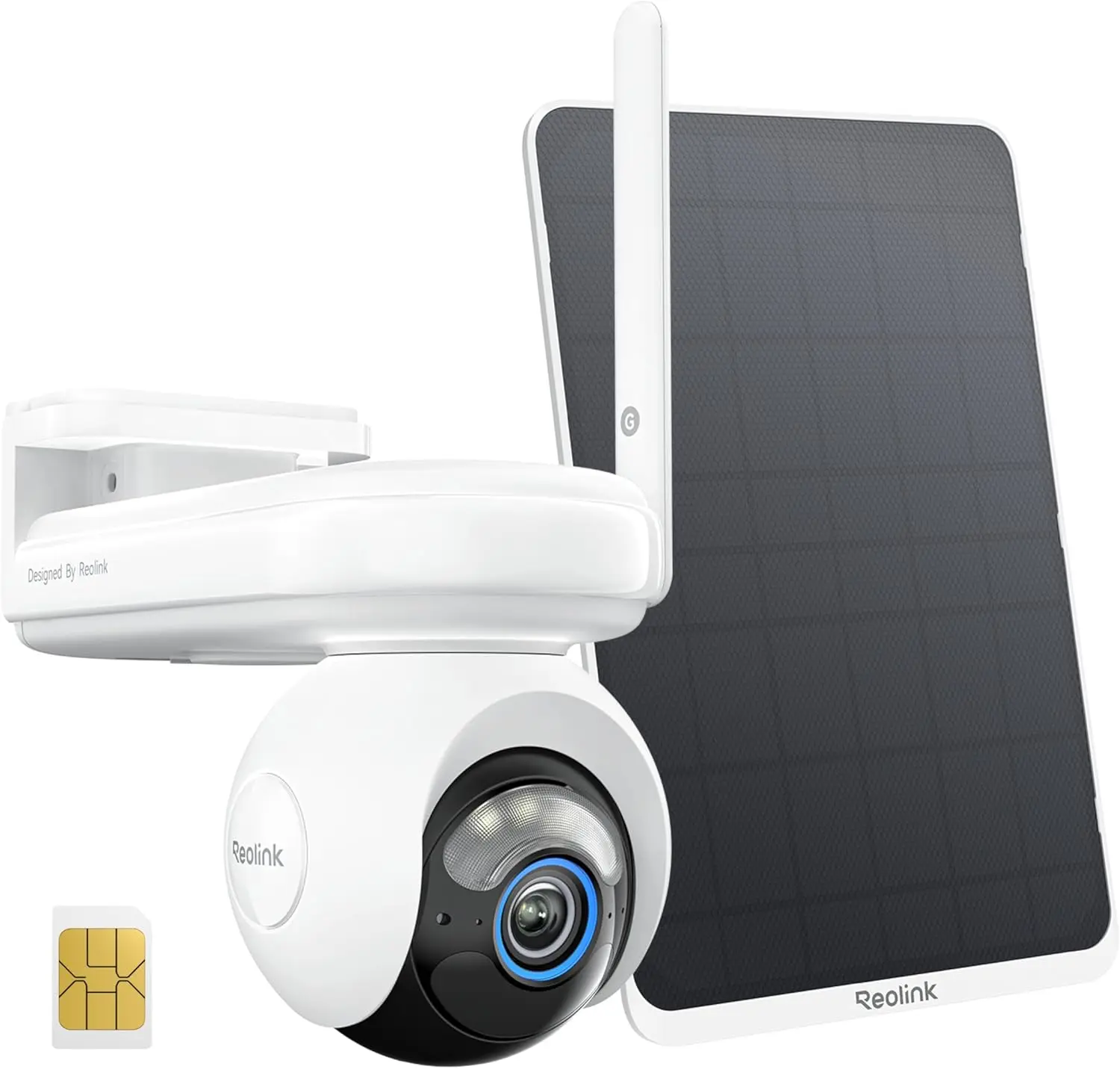 

4G LTE Solar Security Camera Wireless Outdoor, 360° Recording, 2K Night Vision, Smart Detection