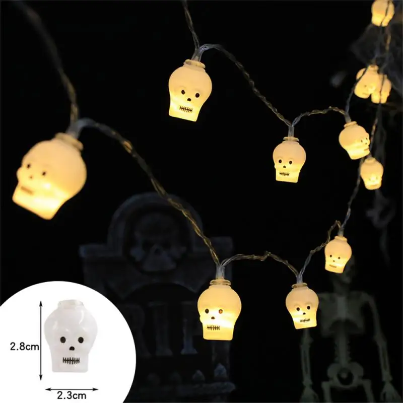 Guirxiété Lumineuse LED pour Halloween, Citrouille, Crâne, Main, Chauve-Souris, Feuilles d'Érable, Éclairage Dégradé, Décoration de ix, Jardin, Maison