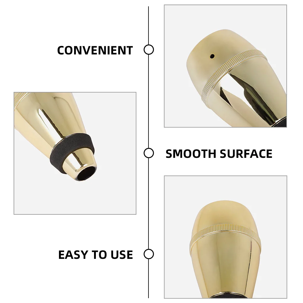 

2pcs Trumpet Straight Plastic Mute For Beginners Practice Mute Trumpet Accessories Replacement Muffler Instrument Supplies