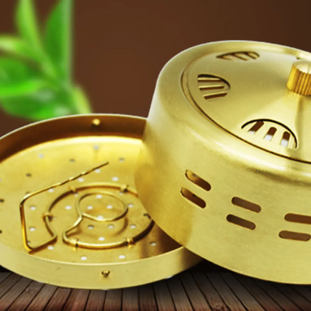 

Медная коробка для прижигания, бездымная защита окружающей среды, нежный успокаивающий эффект, подарок для домашнего использования, боль, коробка для прижигания