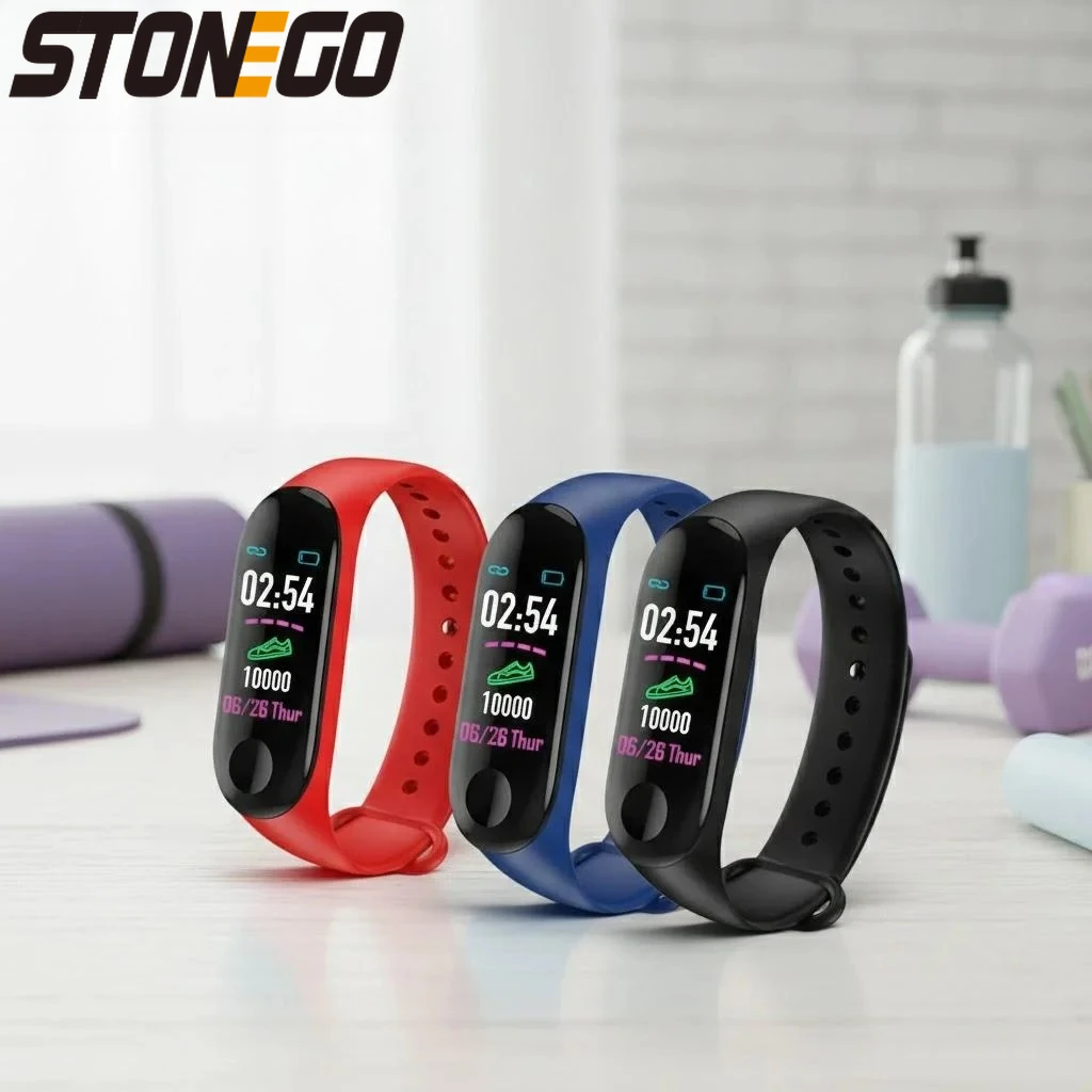 Rastreador de Fitness à Prova d'Água com Monitor de Frequência Cardíaca, Contador de Passos, Contador de Calorias e Alertas de Chamadas para Atividades Esportivas ao Ar Livre