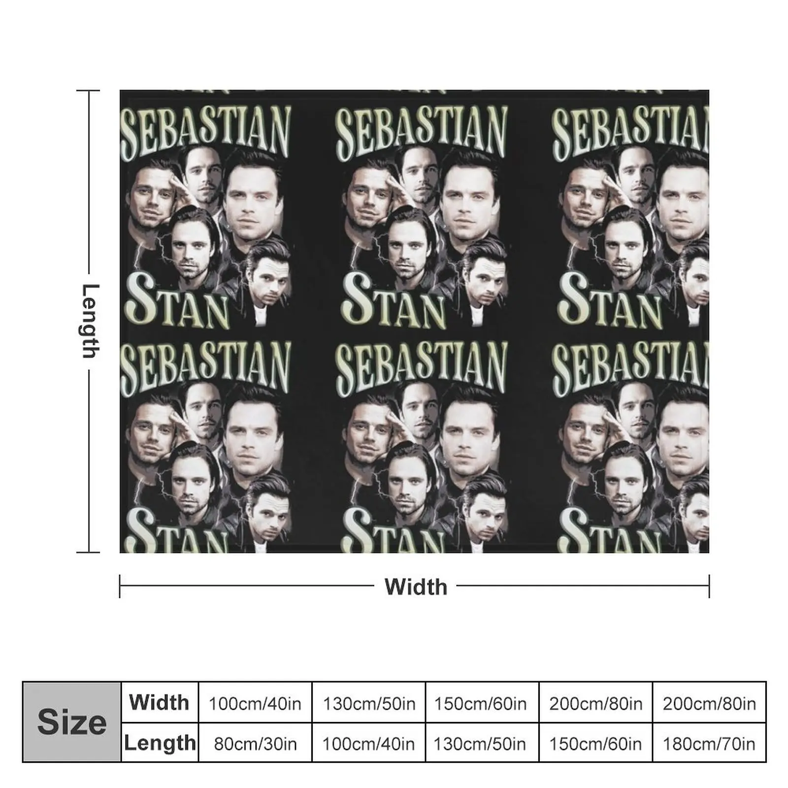 Sebastian Stan Blankets | sebastian stan 2021 Stickers | sebastian stan father Blanket Throw Blanket Luxury Brand Cute Blankets