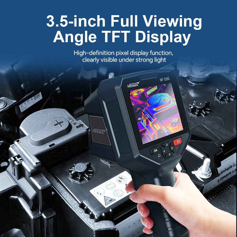 2026 NF-526E Thermal Imager Handheld Camera Sensor Heating HD Industrial 3.5 Inches Full Viewing 2M Pixels
