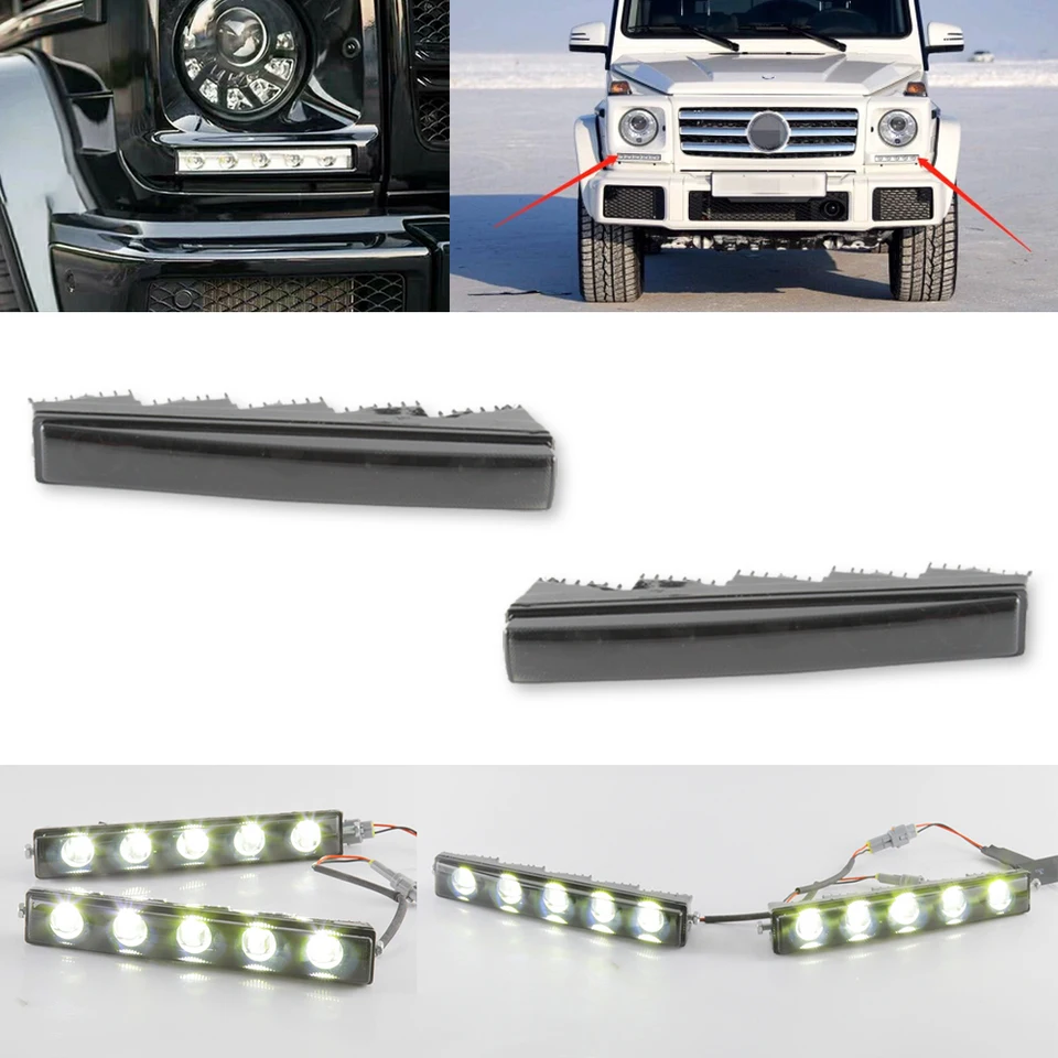 W463 LED デイタイムランニングライト DRL キットメルセデスベンツ G W463 LED デイタイムランニングライト DRL キットメルセデスベンツ G