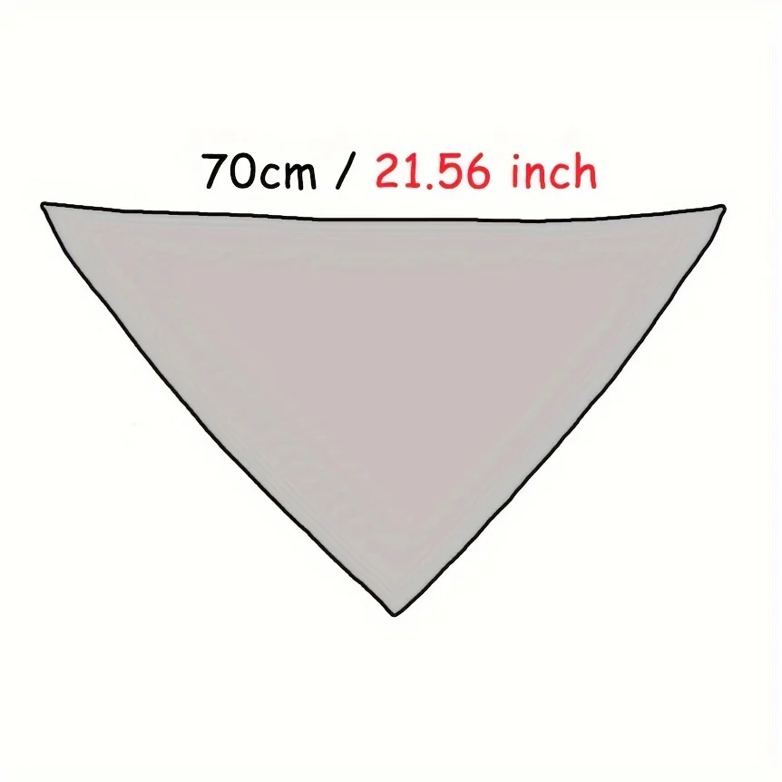 Personalized Name ID Pet Bandanas for Dog Cat Solid Triangular Bib Scarf Collar Pet Items Puppy Accessories