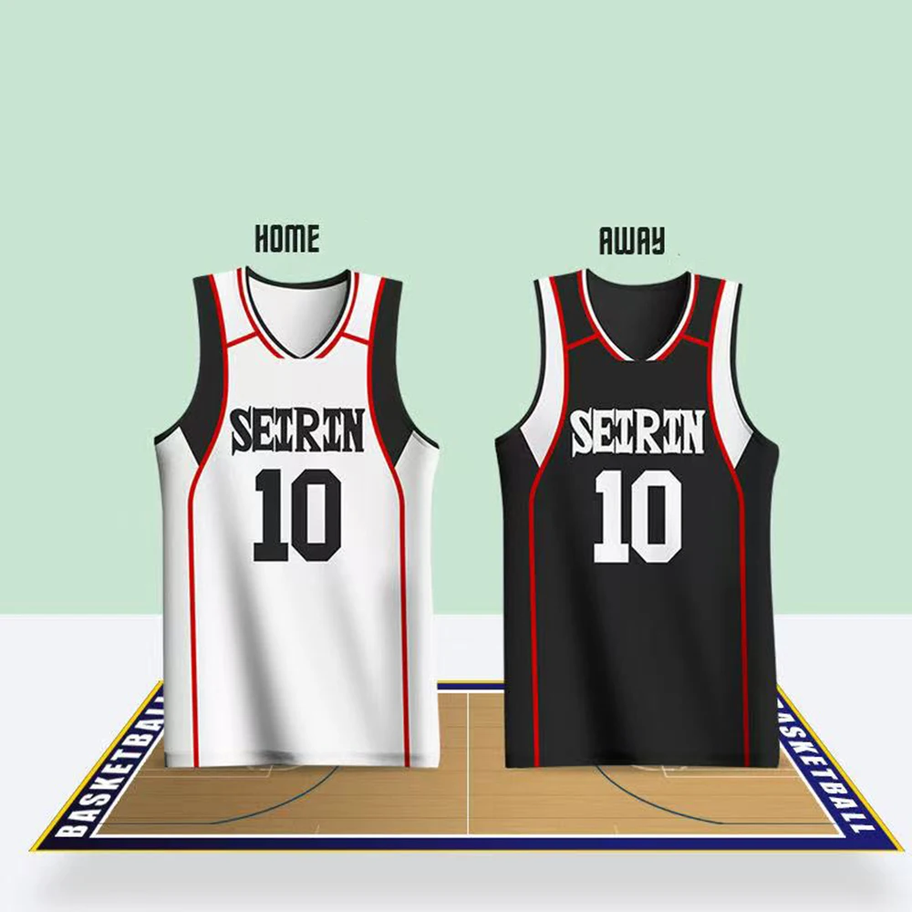 Kuroko Tetsuya تأثيري أنيمي Kuroko لا سلة تأثيري حلي شعر مستعار Kagami Taiga جيرسي سيرين كرة السلة 10 11 جيرسي ملابس رياضية