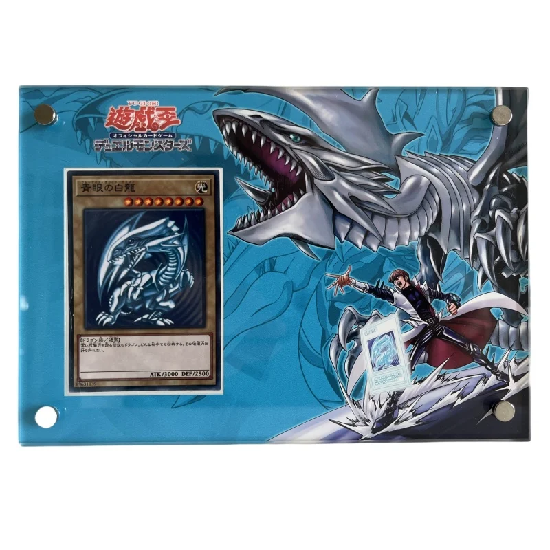 Yu-Gi-Oh Card Brick Egyptian God Seto Kaiba Yugi Muto joe Wheeler Akiza Izinski fai da te acrilico Action Toy figure collezione di giochi