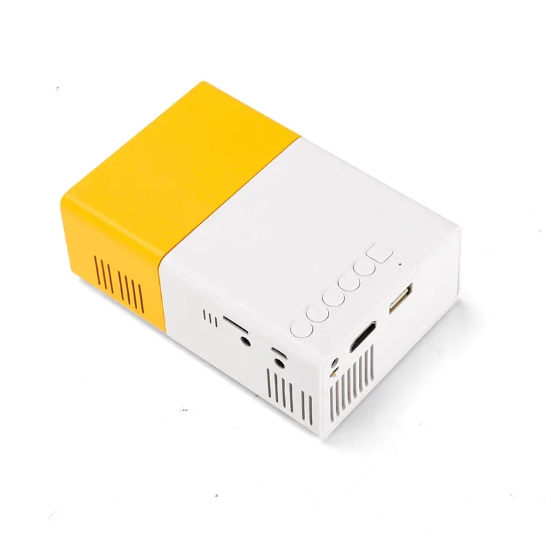 MP20 Yellow White Projector Mini Portable Projector Children's Gift Toy