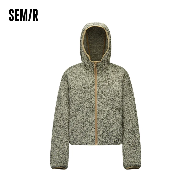 Semir Women Down Jacket Hooded 90 Percent Down Fill Lightweight Loose Fit Modern Style 2026 New Winter Daily Wear