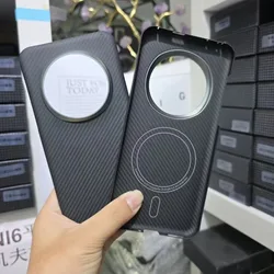 Magnetic 600D Real Aramid Carbon Fiber Phone Case Cover For Honor Magic 7pro 5G Magsafe Phone Cover
