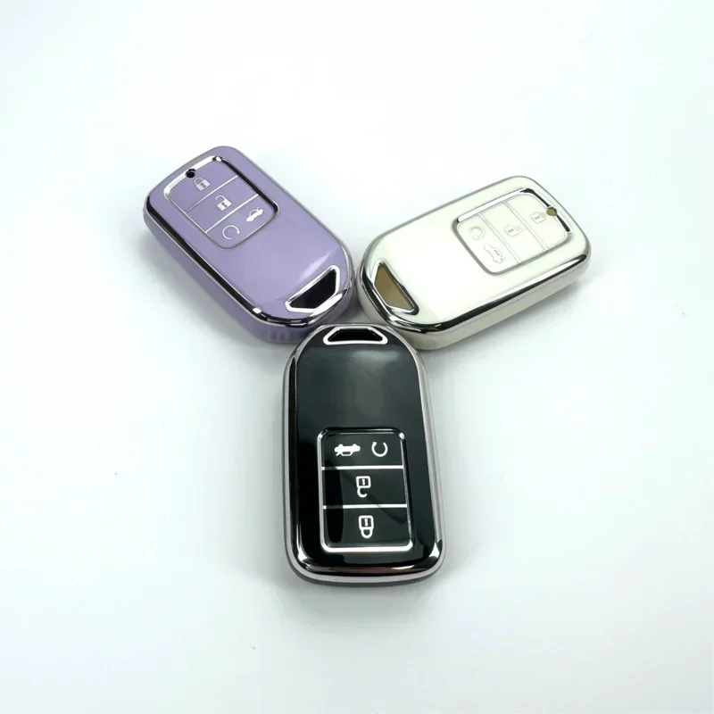 Car accessories key bag  Honda tenth generation Civic Accord CR-V Binzhi Haoying Lingpai  colour:Black white violet 2/3 buttons