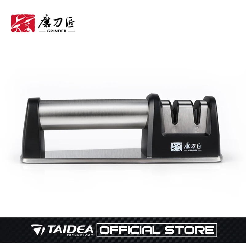 GRINDER Kitchen Professional Knife Sharpener Diamond Ceramic Knife Sharpening Machine afiador de faca ferramentas TAIDEA