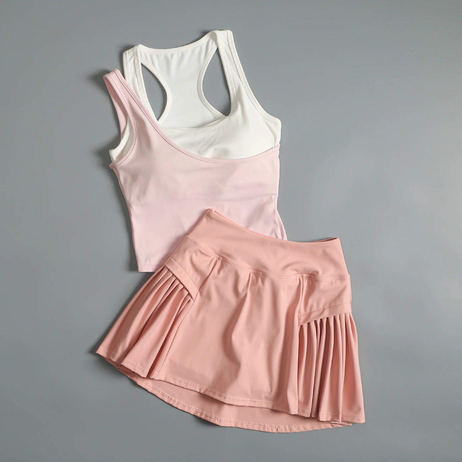 Advanced sports suit for women in summer breast covering yoga running speed dry vest tennis badminton fitness suit image 3