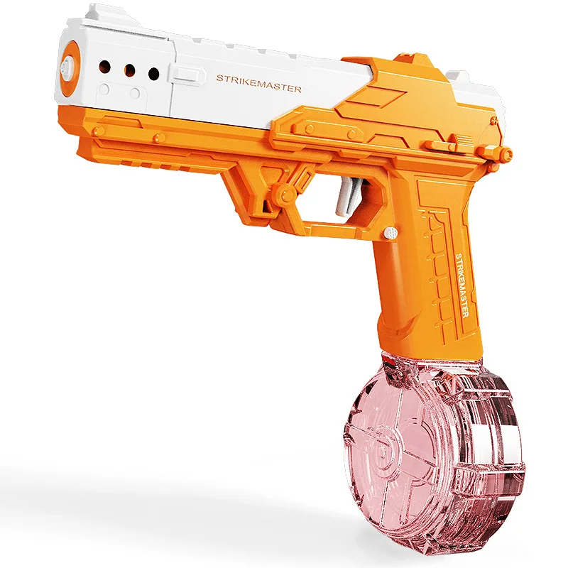 :Pistola de agua continua eléctrica, pistola de pulverización de agua automática, pistolas de juguete para niños, piscina de verano, batalla en la playa