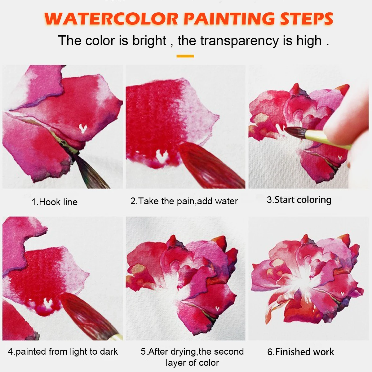 Набор для рисования гуашью, 18-42 цвета