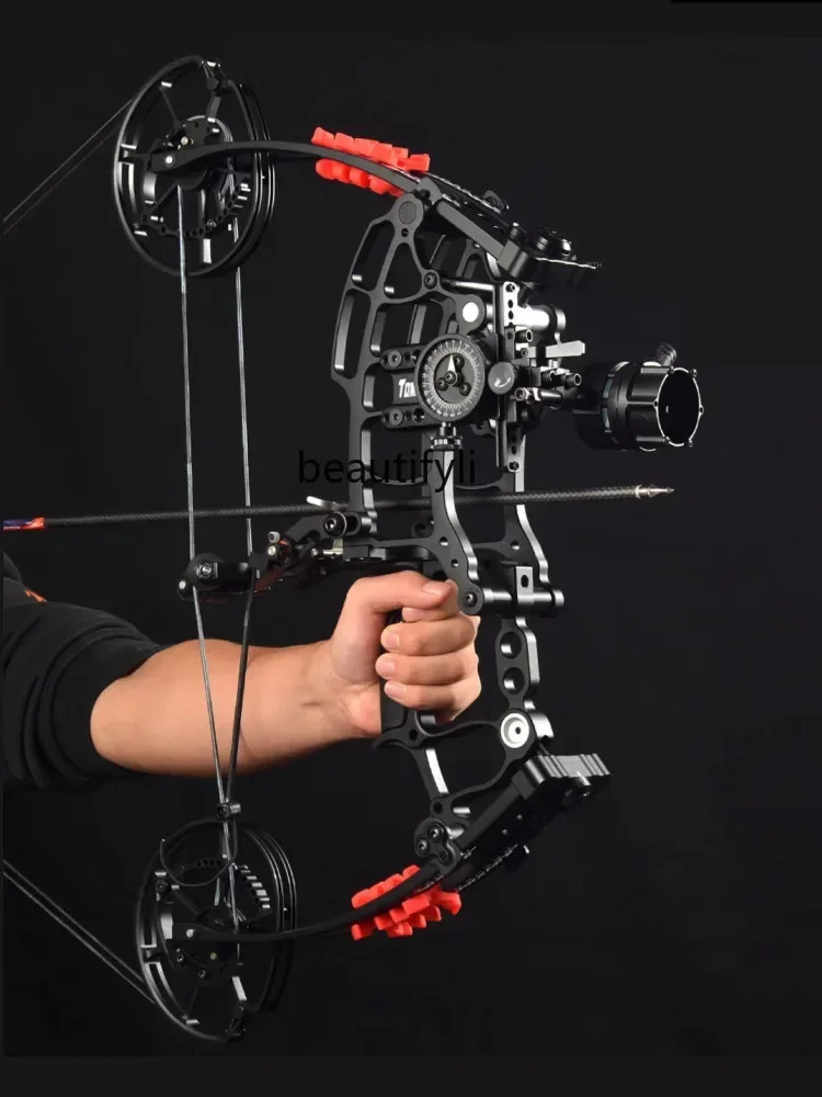 Cam Bow Suit Outdoor  Short Shaft Alloy Triangle Bow Competition CompetitiveAsmt09