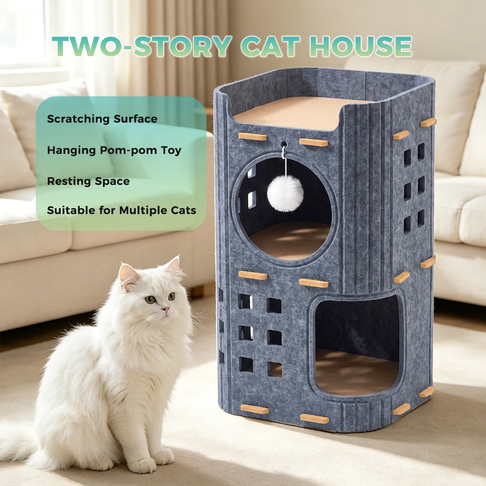 2-stöckiger, abnehmbarer Katze – Board Game For 2 People Bewertung und Preis