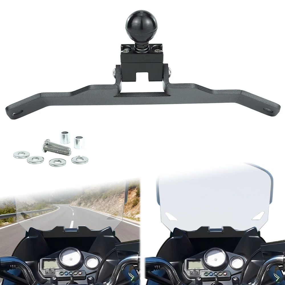 

For Yamaha TDM 900 TDM900 2002-2011 Motorcycle GPS Mount Navigation Plate Bracket Windshield Phone Stand Adapter Holder